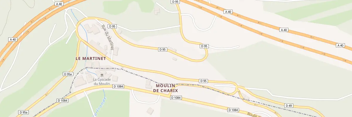 Plan du 2 Rte de Charix à Charix