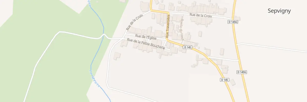 Plan du 14B Rue de la Pte Boucherie à Sepvigny
