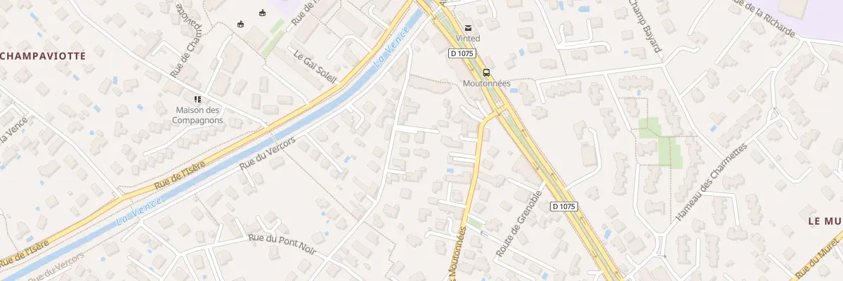 Plan du 9 Rue Paviot à Saint-Égrève
