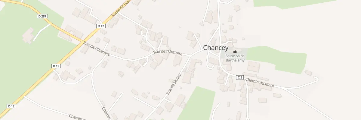 Plan du 1 Rue de Motey à Chancey