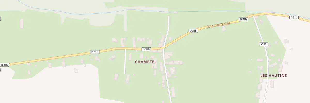 Plan du 1255 Rte de l’Echet à Brens
