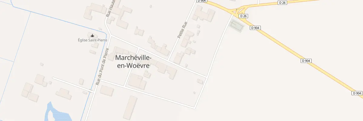 Plan du 2 Ptr La Petite Rue à Marchéville-en-Woëvre