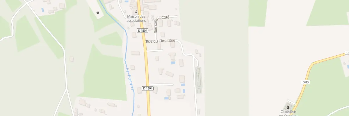 Plan du 44 Imp des Ecureuils à Chazey-Bons