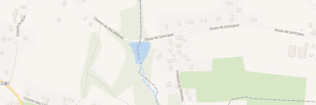 Plan du 30 Imp du Mondon à Saint-Albin-de-Vaulserre