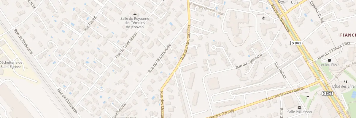 Plan du 44 Rue des Moutonnees à Saint-Égrève