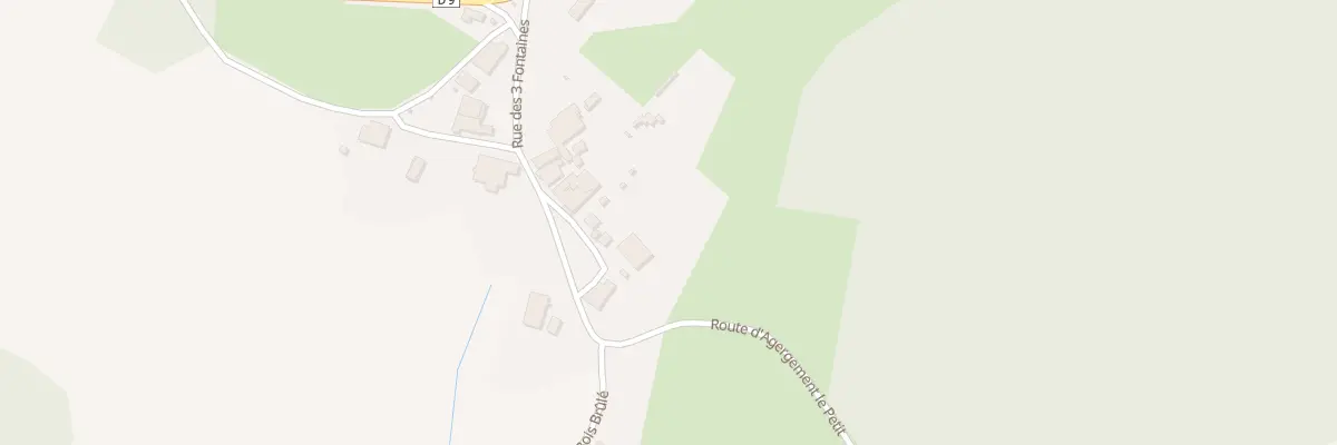 Plan du 11 Rue des Trois Fontaines à Abergement-le-Grand