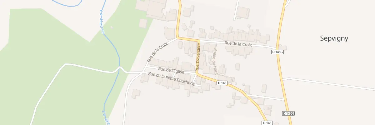 Plan du 7 Rue de l’Eglise à Sepvigny