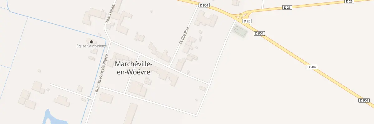 Plan du 4 Ptr La Petite Rue à Marchéville-en-Woëvre