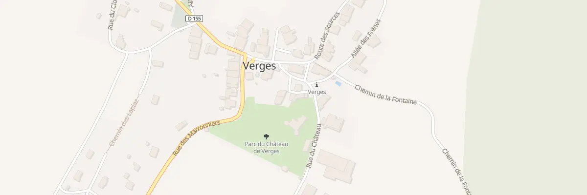 Plan du 3 Rue du Château à Verges