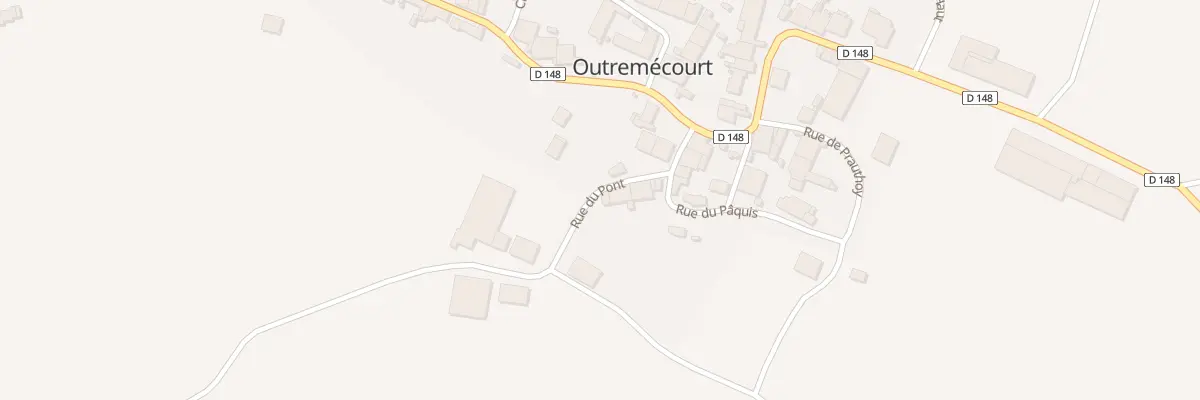 Plan du 9001 Rue du Pont à Outremécourt