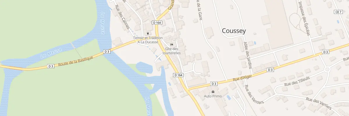 Plan du 8 Rue du Château à Coussey