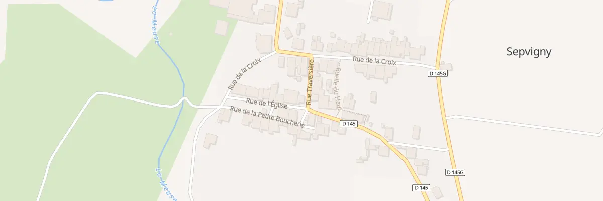 Plan du 4 Rue Traversiere à Sepvigny