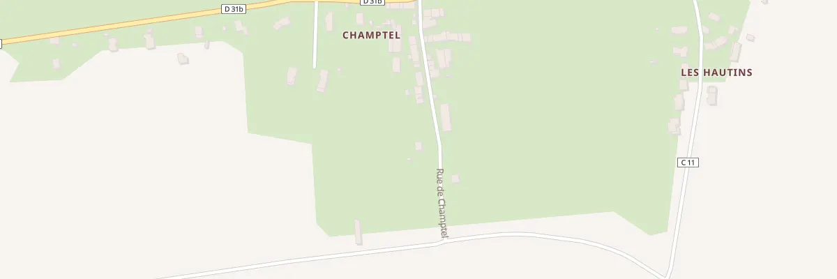 Plan du 180 Rue de Champtel à Brens