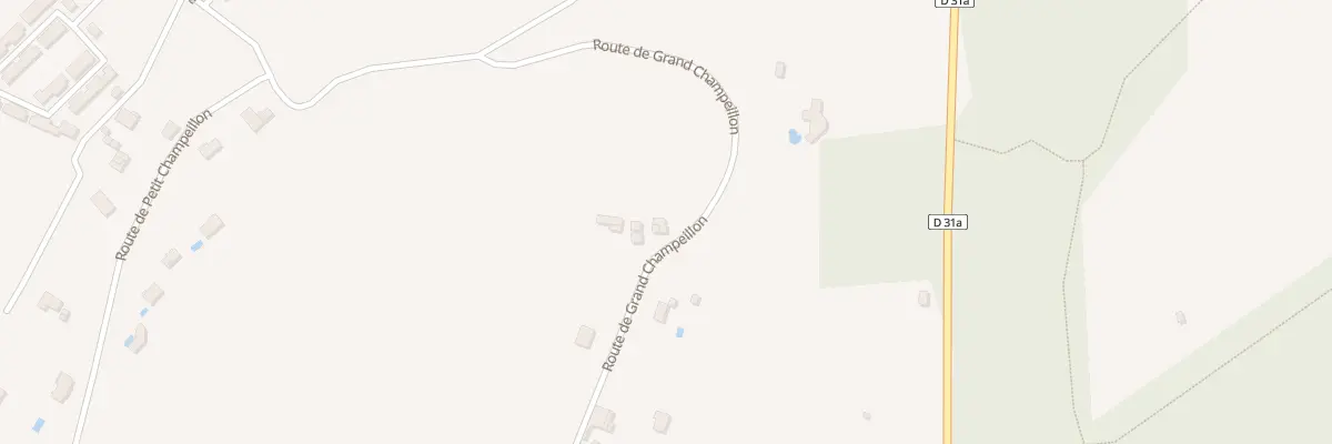 Plan du 9012 Rte de Grand Champeillon à Belley