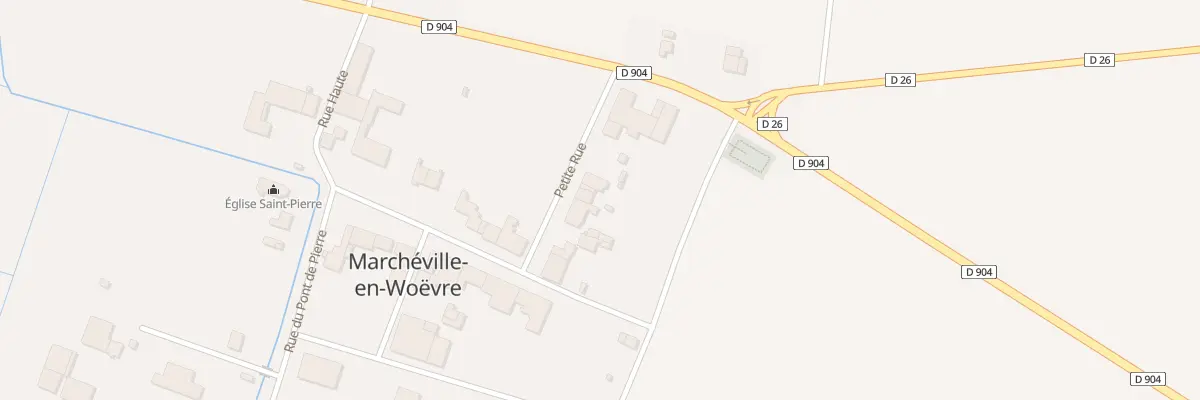 Plan du 10 Ptr La Petite Rue à Marchéville-en-Woëvre