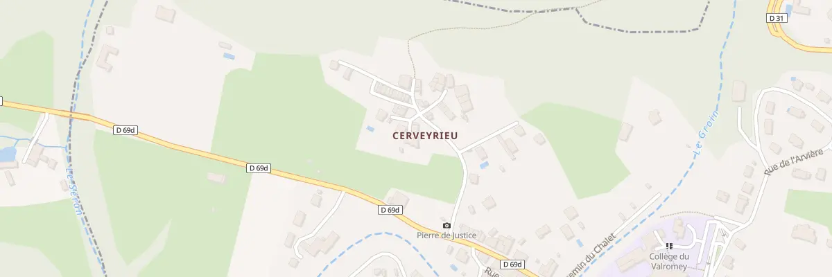 Plan du 5355 Rue des Charrieres à Artemare