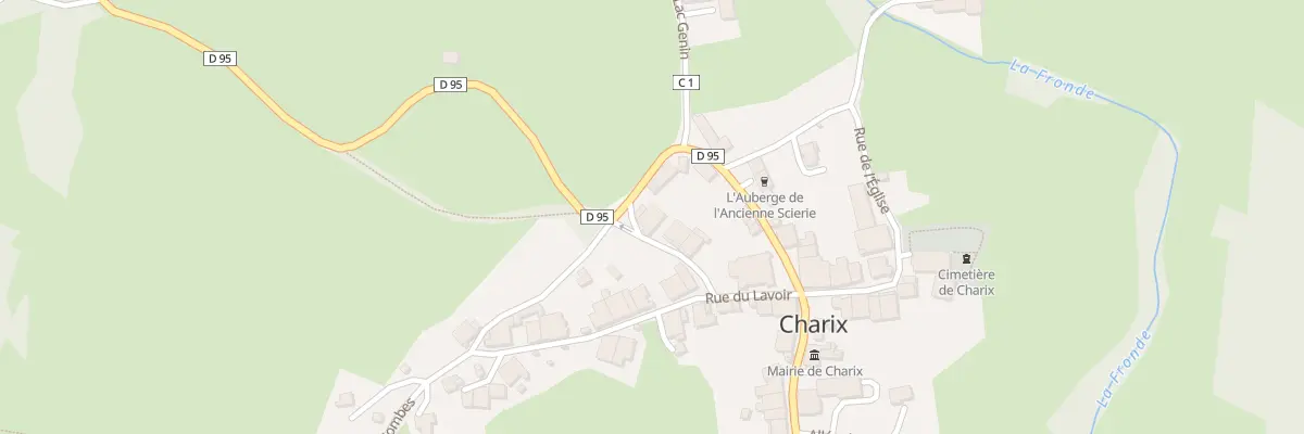 Plan du 23 Rue des Fontaines à Charix