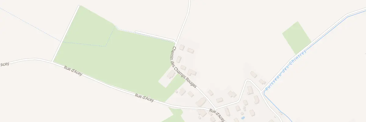 Plan du 4 Che des Champs Rouges à Vitreux