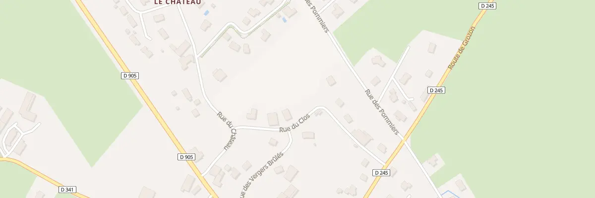 Plan du 9 Rue du Clos à Tourmont