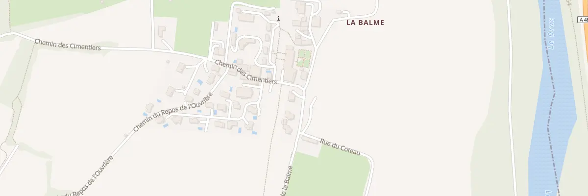 Plan du 23 Rue de la Balme à Claix
