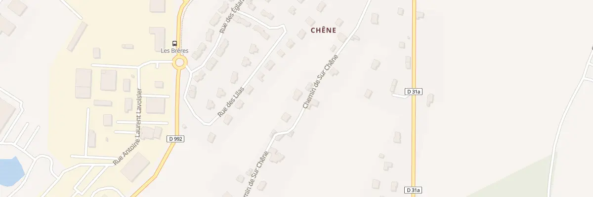 Plan du 334 Chêne à Belley