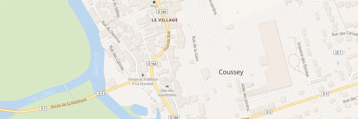 Plan du 3 Rue du Coq à Coussey