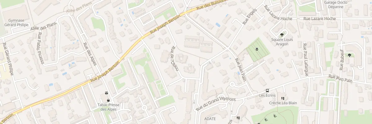 Plan du 16 Rue de l’Obiou à Fontaine