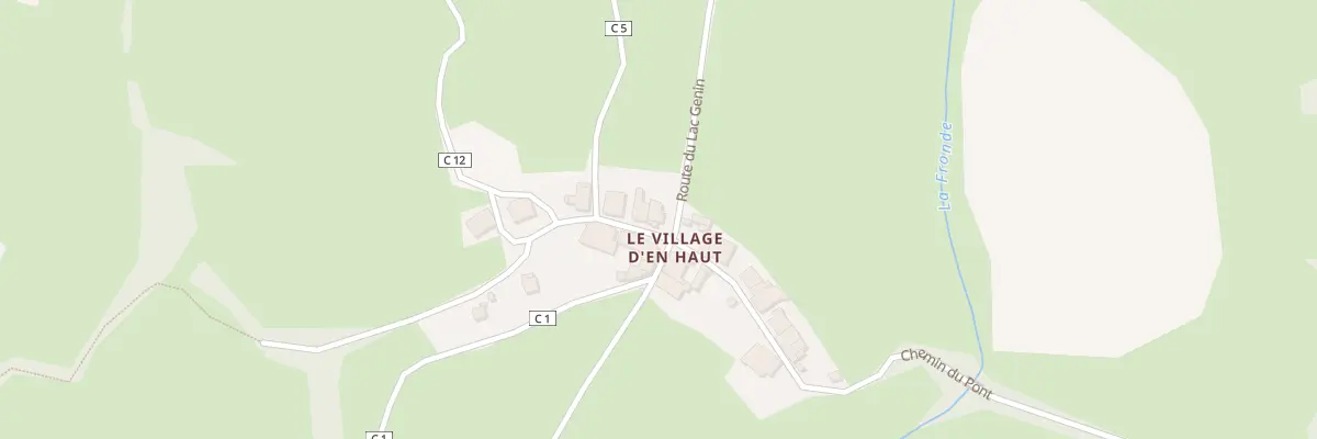 Plan du 3 Rte du Lac Genin à Charix
