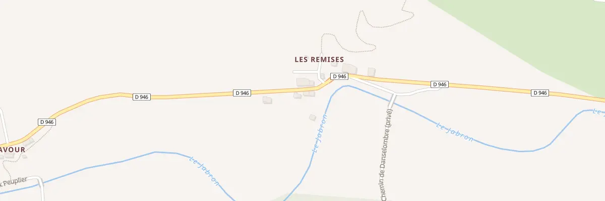 Plan du 5013 Quinson à Curel