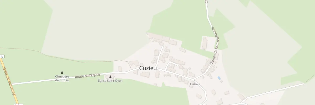 Plan du 5197 Cuzieu à Cuzieu