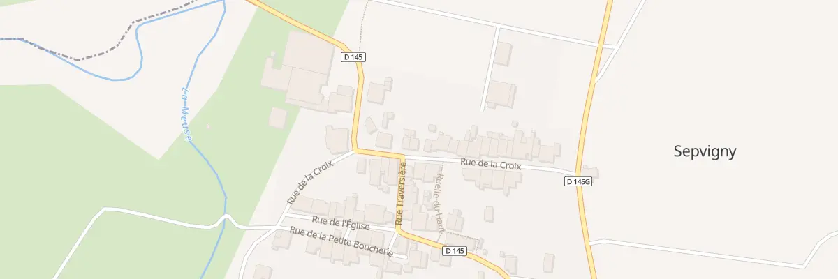Plan du 5 Rue de la Croix à Sepvigny