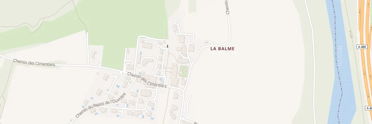 Plan du 27 Rue de la Balme à Claix