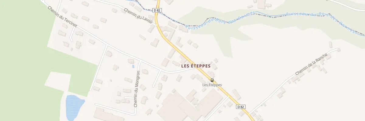 Plan du 158 Rte des Eteppes à Saint-Jean-d’Avelanne