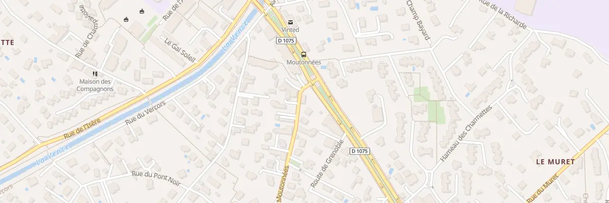 Plan du 3 Rue des Moutonnees à Saint-Égrève