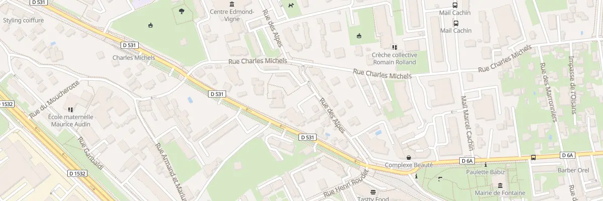 Plan du 12 Av Ambroise Croizat à Fontaine