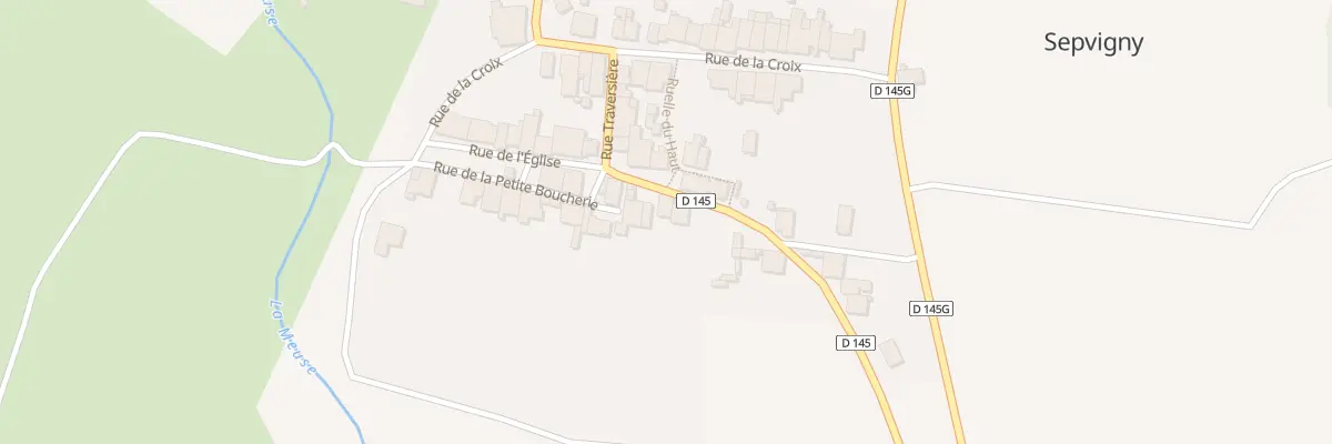 Plan du 6 Rue de l’Eglise à Sepvigny