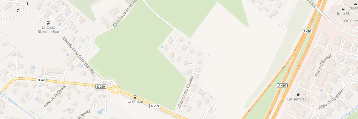 Plan du 2 Che des Chalets à Claix