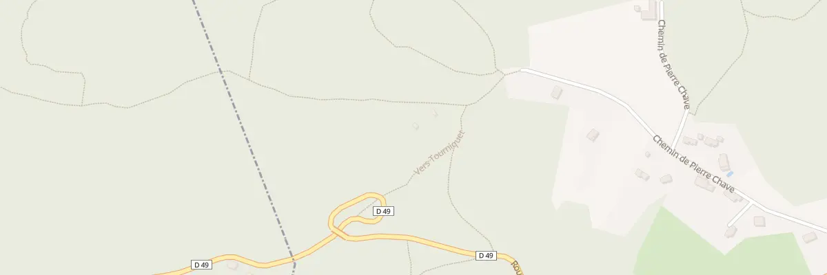 Plan du 733 Che de Pierre Chave à Miribel-les-Échelles