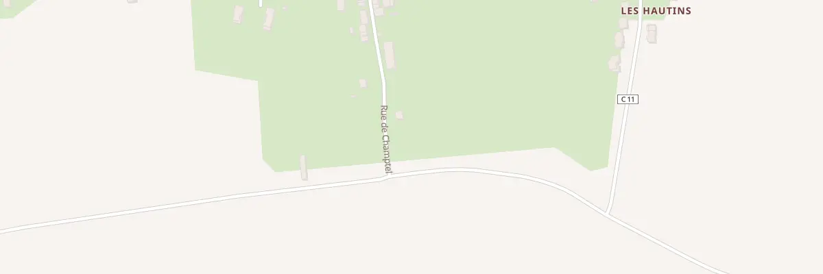 Plan du 223 Rue de Champtel à Brens