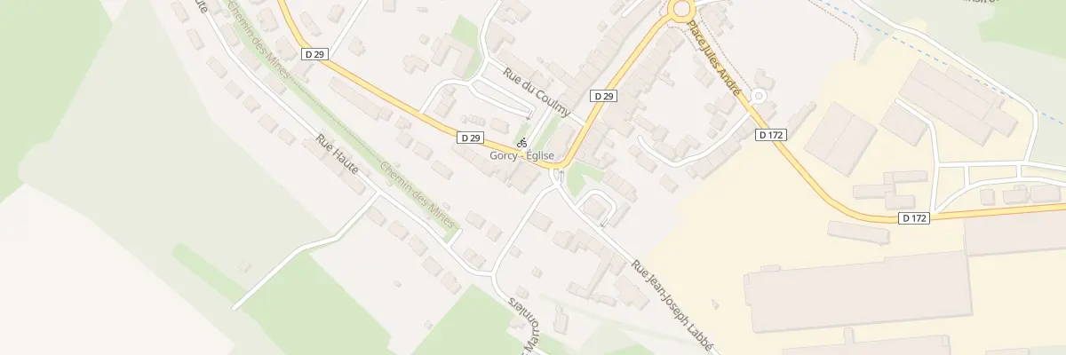 Plan du 1 Rue du Chateau à Gorcy