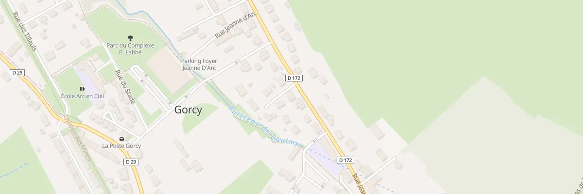 Plan du 1 Rue Devant les Pres à Gorcy
