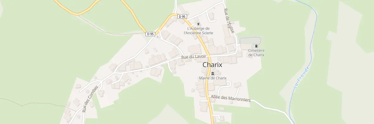 Plan du 5 Rue du Lavoir à Charix