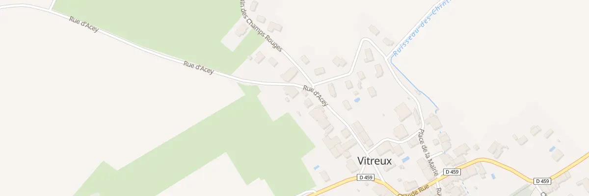 Plan du 8 Rue d’Acey à Vitreux