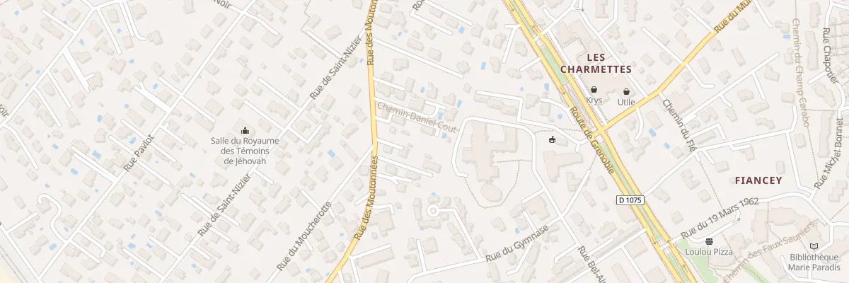 Plan du 29 Rue des Moutonnees à Saint-Égrève