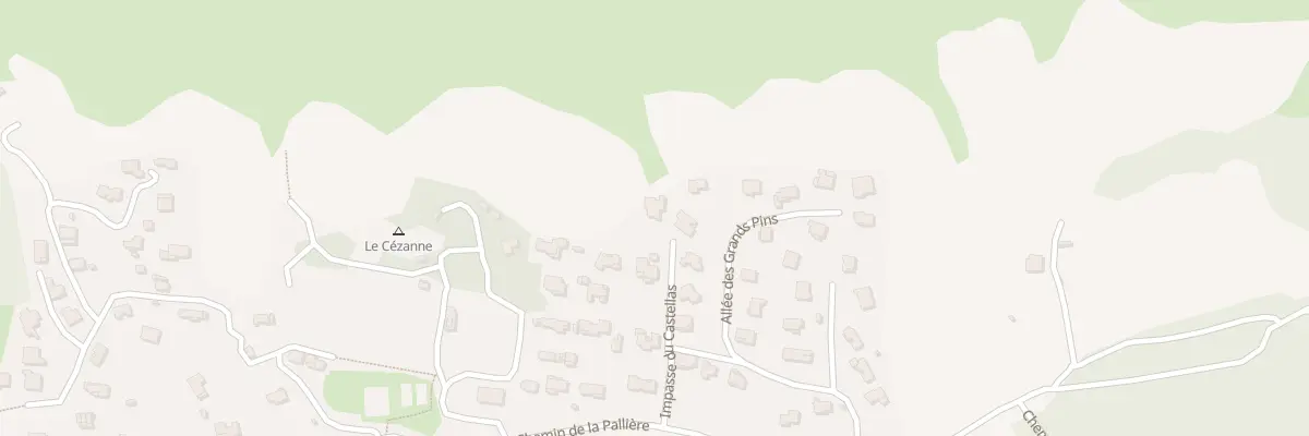 Plan du 5518 Che de la Pallière à Puyloubier