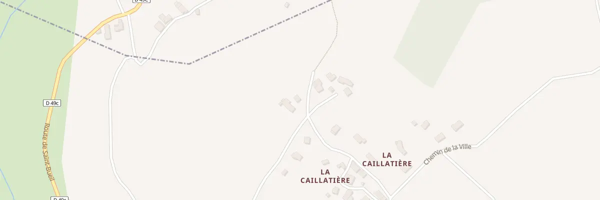Plan du 405 Rte de la Caillatiere à Merlas