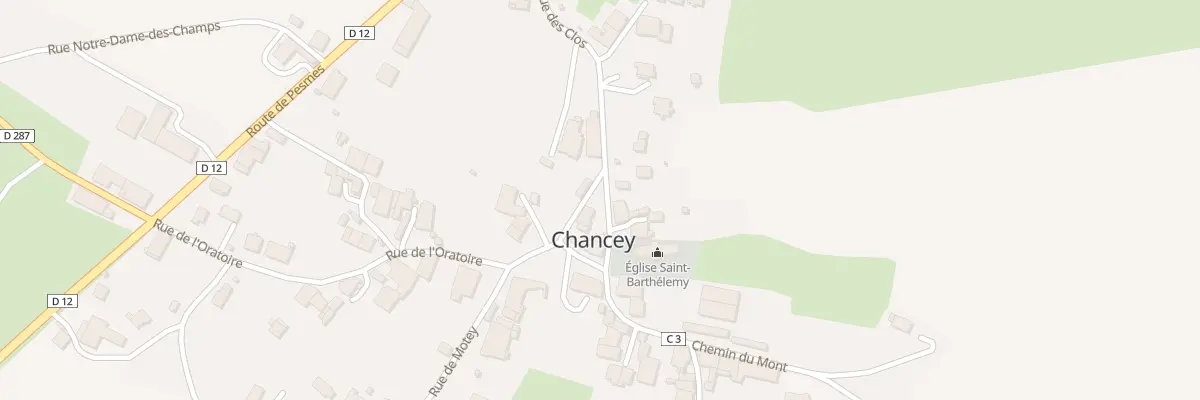 Plan du 6 Rue de l’Eglise à Chancey