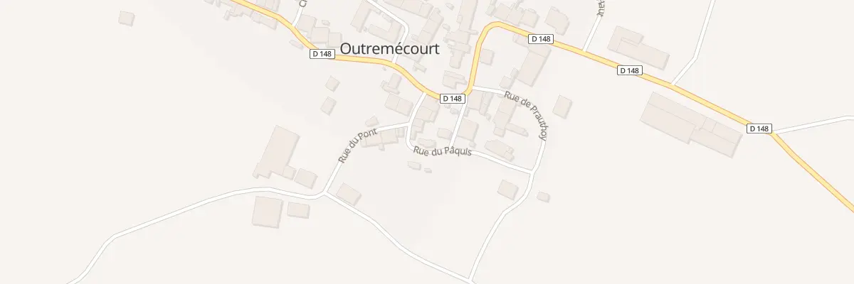 Plan du 41 Rue du Paquis à Outremécourt