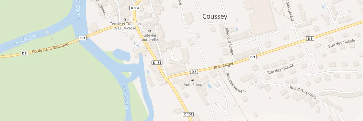 Plan du 21 Rue du Château à Coussey
