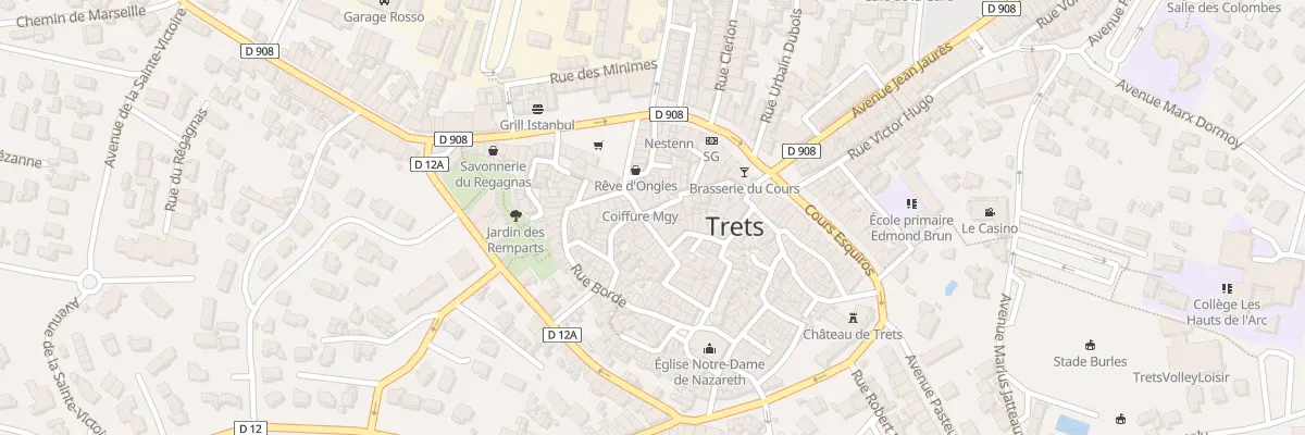 Plan du 2 Rue Blanqui à Trets